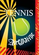 tennis ball poster card