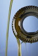Motor oil dripping from tire