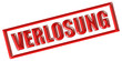 Stempel rot VERLOSUNG