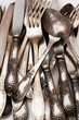 vintage spoon fork knife