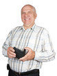 Senior businessman smiling