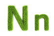 Grass letters