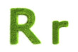 Grass letters