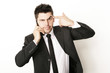 Gesch�ftsmann am Telefon