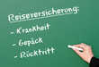 Reiseversicherung: Krankheit / Gepäck / Rücktritt