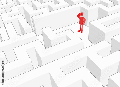 Illustration: Gefangen im Labyrinth Gefangen im Labyrinth