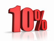 Red Ten Percent Red Ten Percent