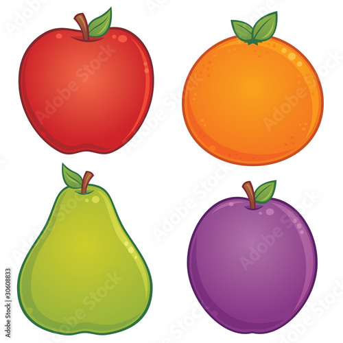 Vector: Fruit Icons Fruit Icons