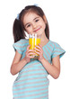 Foto: Girl drinking juice Girl drinking juice