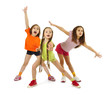 Active  sporty girls