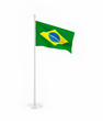 3D flag of Brazil