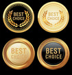 A fényképek részletei Best choice emblem