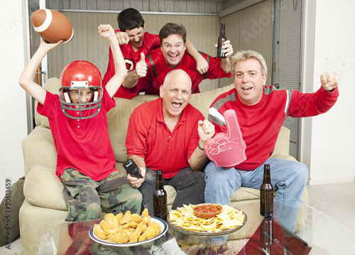 Photo: Excited Football Fans Excited Football Fans