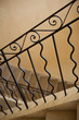 escalier, ferronerie, fer forgé, rampe, artisanal, immobilier