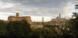 "Hilltop town, Siena, Tuscany, Italy"