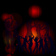 Dancing silhouette Dancing silhouette