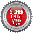 Button - Sicher Online Kaufen - rot Button - Sicher Online Kaufen - rot