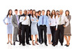 Young attractive business people - the elite business team