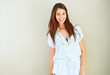 Cute woman smiling
