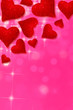 hearts on pink background hearts on pink background