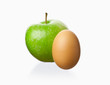 Foto: Apfel und Ei Apfel und Ei