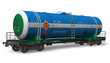 Gasoline tanker railroad car Gasoline tanker railroad car