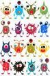 seamless monster pattern