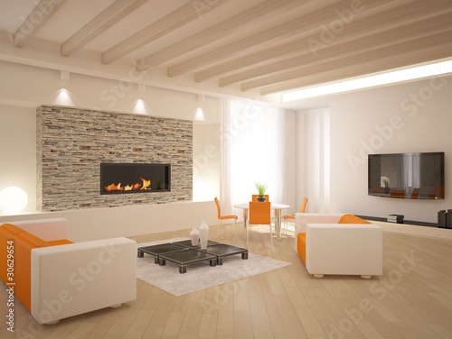 Illustration: orange interior design orange interior design