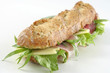 Sandwiche Jambon cru-fromage-salade-estragon