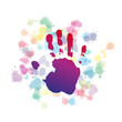 Logo grunge imprint # Vector