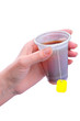 tea in a hand