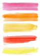 colorful watercolor banners