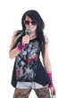 Rock chick in pink