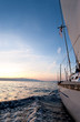 Sailing boat in the sea