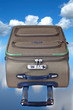 Suitcase in the sky