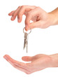 hand holding keys