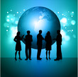 Business people talking