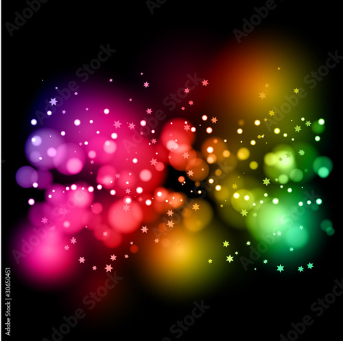 Vector: Abstract lights background Abstract lights background