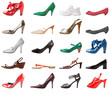 Shoes female set. Right foot | Isolated