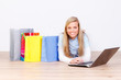 begeistertes online shoppen