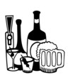 Set of alcohol
