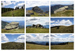 Collage Bergpanorama