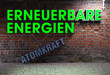 Illustration: Atomkraft - Erneuerbare Energien Atomkraft - Erneuerbare Energien