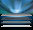 Nothern blue aurora design.