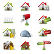 Real Estate Business Icon Set
