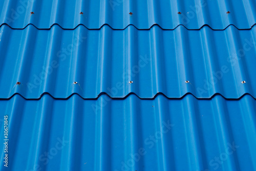 Photo: Blue roof texture. Blue roof texture.