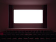 Leindwand im Kino