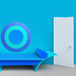 kühles blau