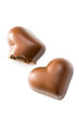 bitten chocolate heart bitten chocolate heart