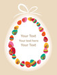Easter egg frame